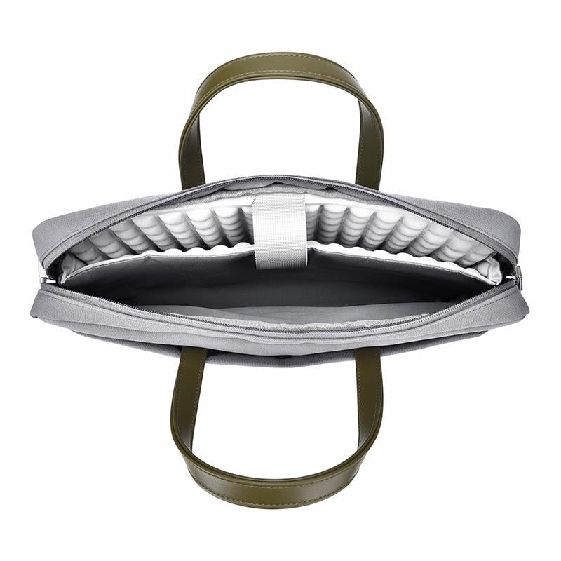 Сумка для ноутбука 17-17,3" або документів велика протиударна Сірий (IBN047S) - фото 6 Сумка для ноутбука 17-17,3" або документів велика протиударна Сірий (IBN047S) - фото 6