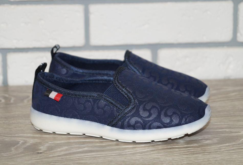 Слипоны Lion 33 р. 20 см Синий (30257-33)