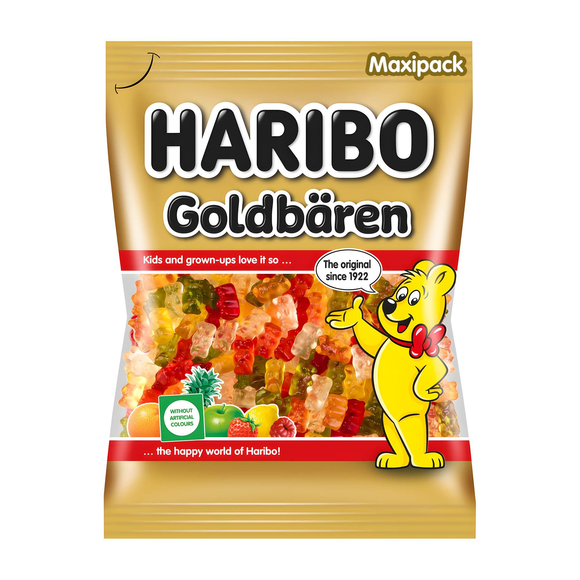 Жевательные конфеты Haribo Goldbaren мишки 1000 г (HARGB1000)