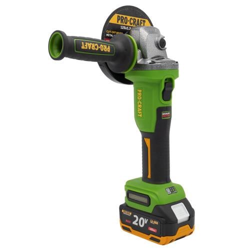 Болгарка ProCraft PWA220 бесщеточный диск 125 мм 1 АКБ и ЗП - фото 4 Болгарка ProCraft PWA220 бесщеточный диск 125 мм 1 АКБ и ЗП - фото 4