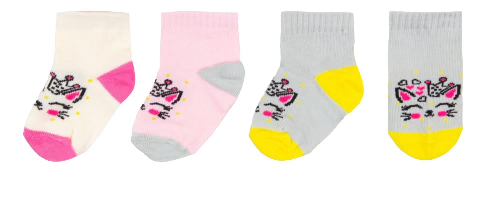 Носки детские хлопковые демисезонные для девочки Gabbi NSD-321 р. 8-10 6 пар (90321)