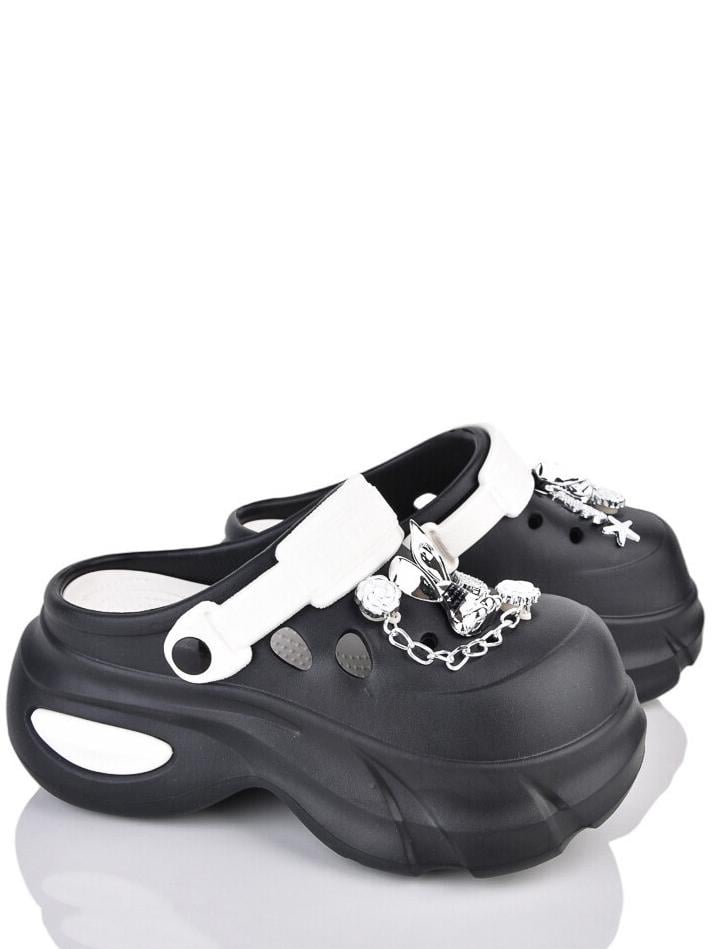 Кроксы luck Line N24506-361C р. 36 Черный