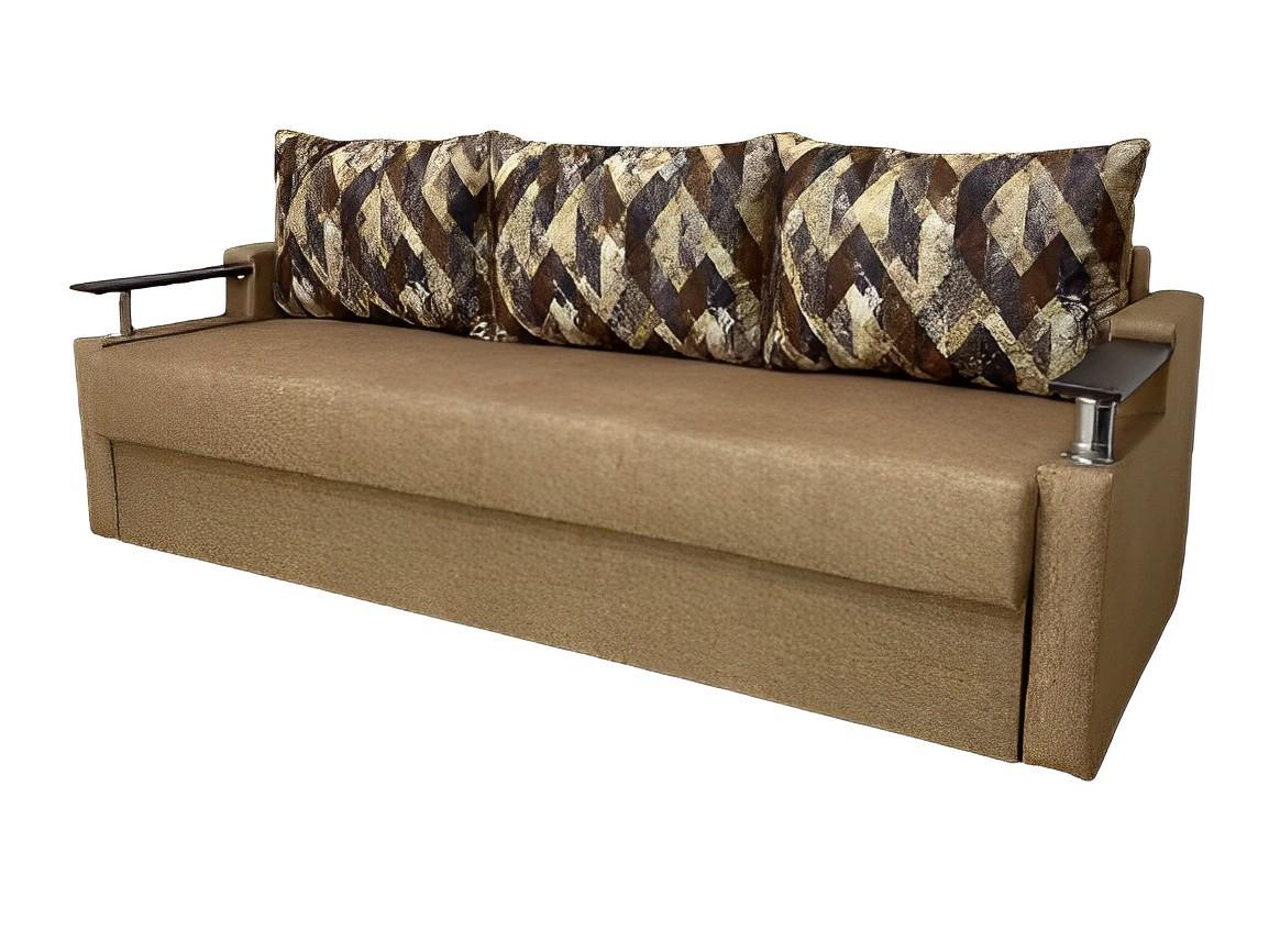 Диван прямой Тропикана еврокнижка с подушками Бежевый (1950950370) - фото 2 Диван прямой Тропикана еврокнижка с подушками Бежевый (1950950370) - фото 2