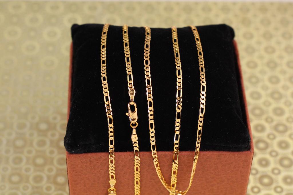 Ланцюг Xuping Jewelry Фігаро 50 см 2 мм Золотистий (35589141)