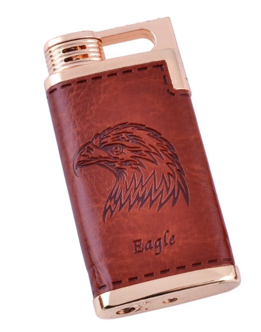 Зажигалка карманная Eagle кожа Коричневый (32161942)