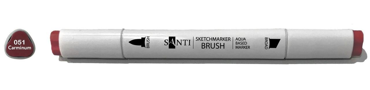 Маркер акварельний Santi sketch Кармін