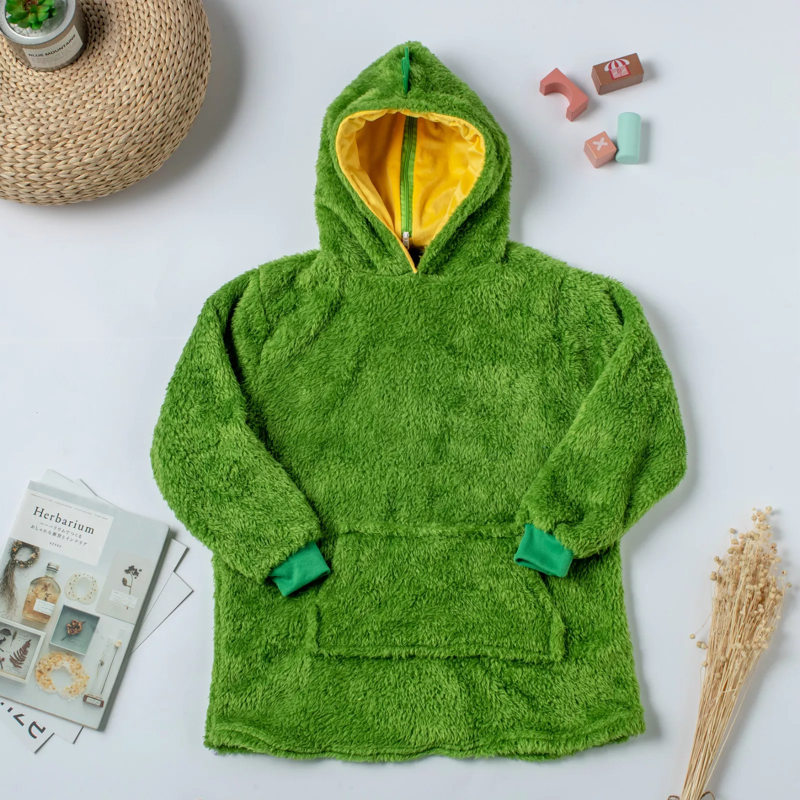 Толстовка-игрушка детская Huggle Pets Hoodie Зеленый (НФ-00007383) Толстовка-игрушка детская Huggle Pets Hoodie Зеленый (НФ-00007383)