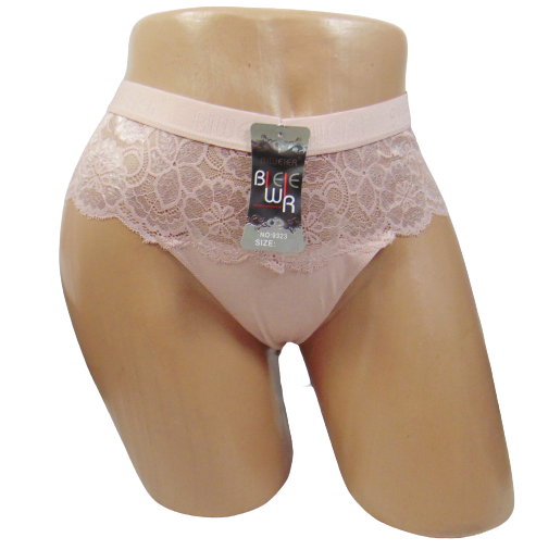 Женские трусики бразилиана Biweier 9323 3XL Пудровый (1685903102)