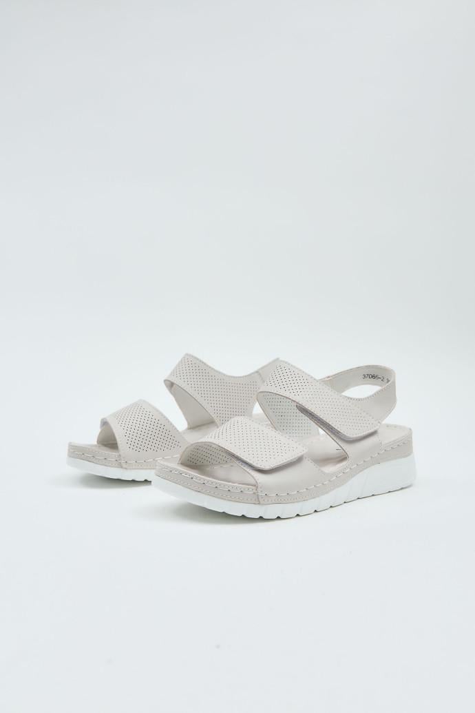 Босоножки женские LONZA кожаные р. 36 Серый (198394)