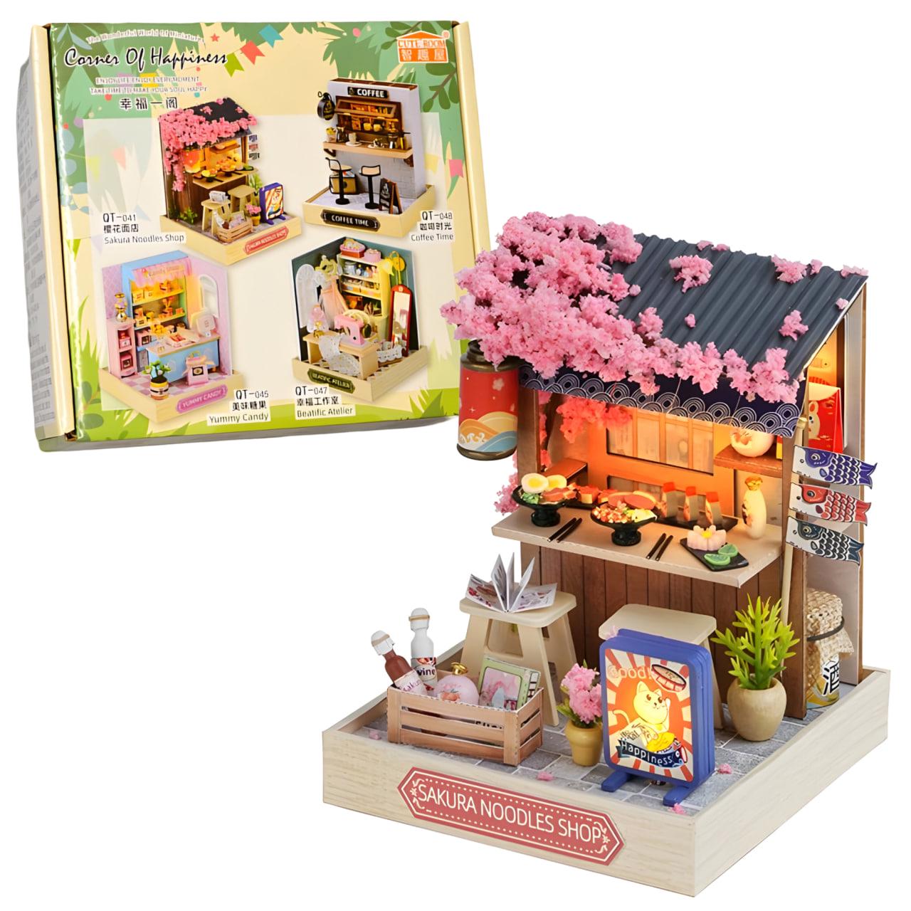 Конструктор 3D Румбокс Магазин локшини своїми руками зі світловими ефектами (QT-041)