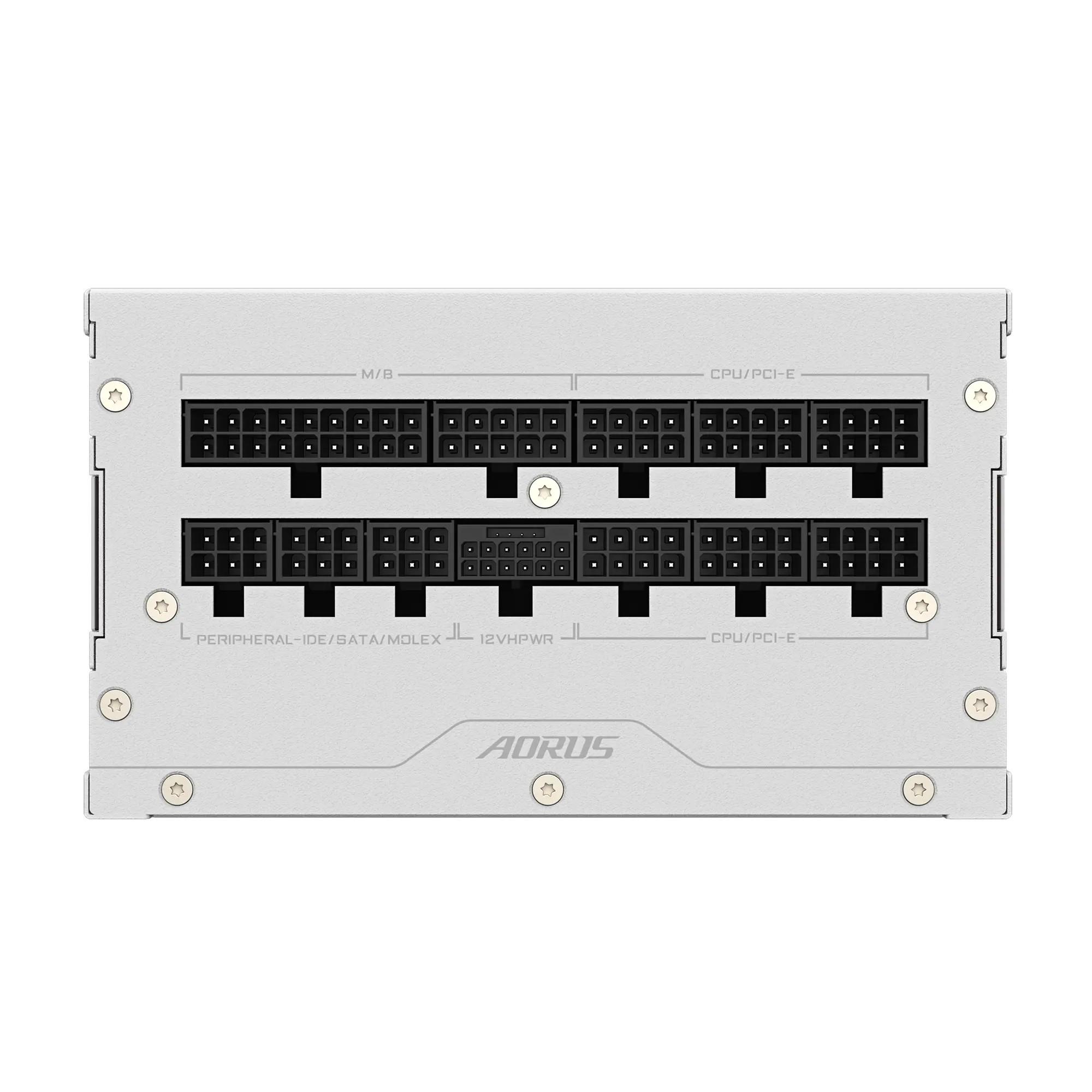 Блок живлення Gigabyte Aorus Elite P1000W PCIe 5.0 ICE (GP-AE1000PM PG5 ICE) - фото 5 Блок живлення Gigabyte Aorus Elite P1000W PCIe 5.0 ICE (GP-AE1000PM PG5 ICE) - фото 5