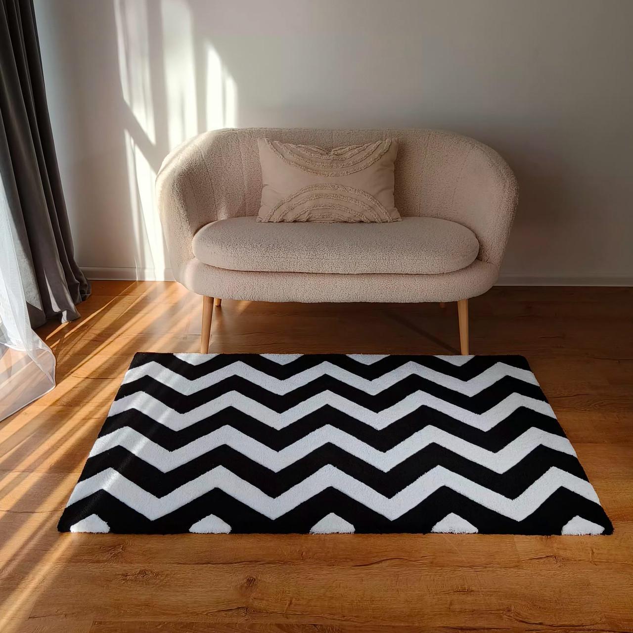 Ковер ручной работы Геометрия 100х100 см - фото 8 Ковер ручной работы Геометрия 100х100 см - фото 8