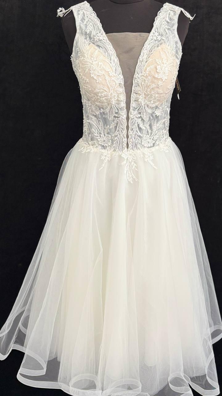 Свадебное платье короткое юбка пачка