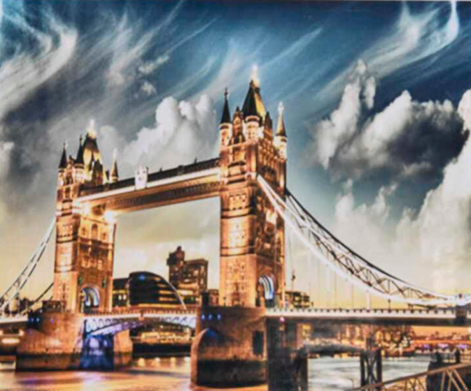 Картина за номерами TK Group 31711 30 Тауерський міст 40х30 см (110329)