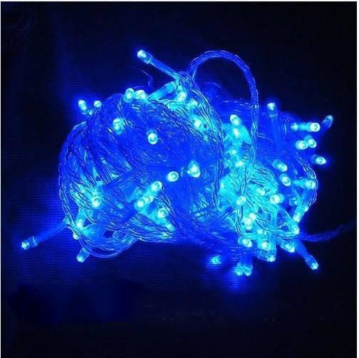 Гирлянда бахрома светодиодная Blue 3 м 25-50 см 96 led (R95865-B)