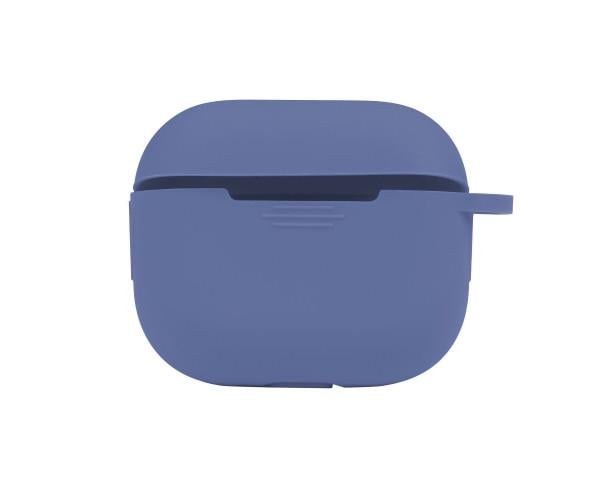 Чохол-футляр для навушників Silicone Case with microfibra для Airpods 4 Royal blue