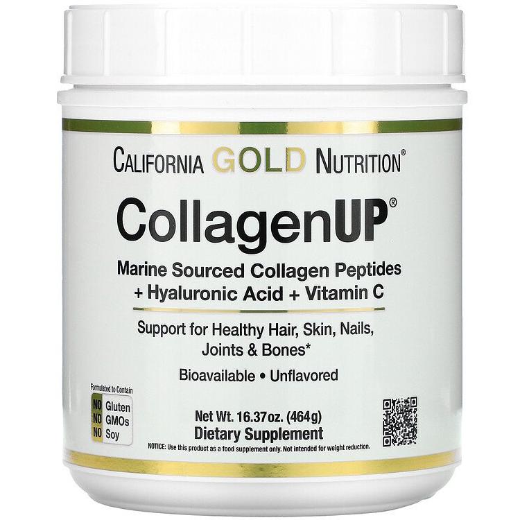 Морской коллаген California GOLD Nutrition CollagenUP 5000 мг/1 и 3 тип/464 г (916289738) - фото 1