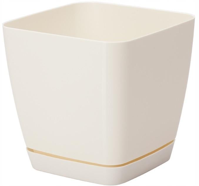 Горшок для цветов Form-Plastic Toscana Kwadro-19 5 л Белый (0734-011)