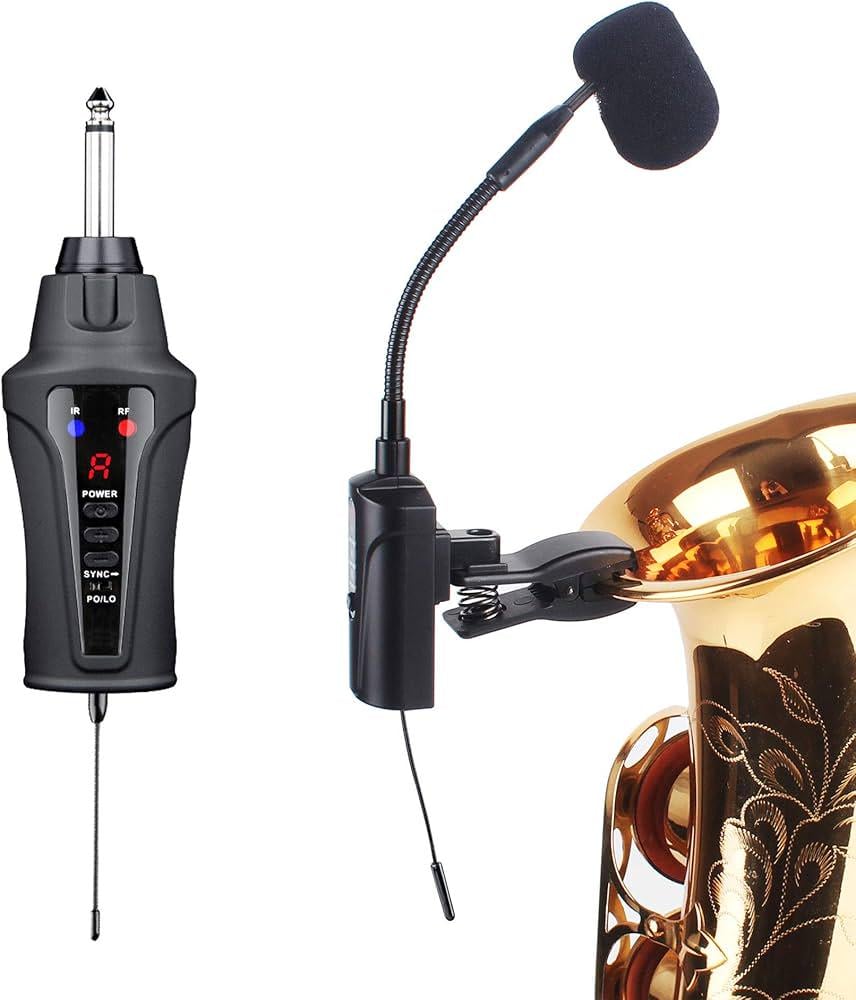 Радіосистема для саксофона ACEMIC ST-5 UHF 2,4G бездротовий мікрофон (0081) - фото 3 Радіосистема для саксофона ACEMIC ST-5 UHF 2,4G бездротовий мікрофон (0081) - фото 3