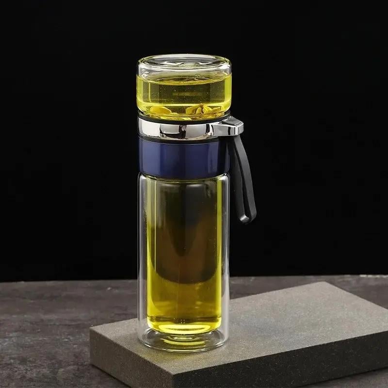 Колба для заваривания чая стеклянная Nankin с ситечком и крышкой 300 мл (102135) - фото 3