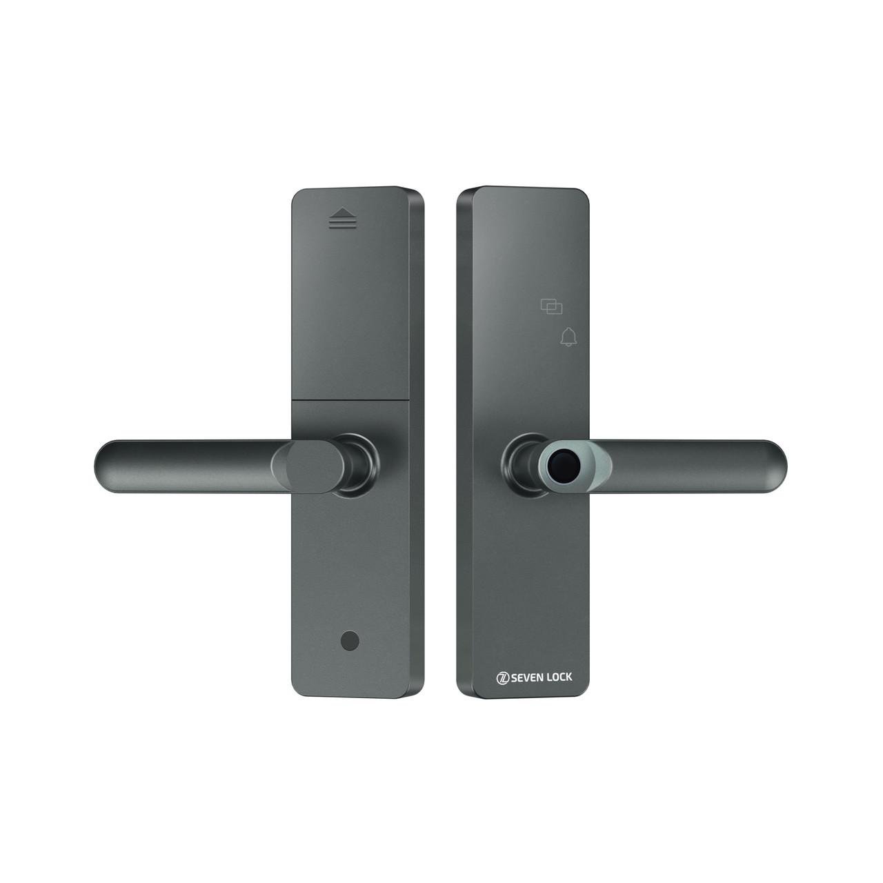 Замок дверний біометричний розумний SEVEN LOCK SL-7740BF Grey (2269662139) - фото 2 Замок дверний біометричний розумний SEVEN LOCK SL-7740BF Grey (2269662139) - фото 2