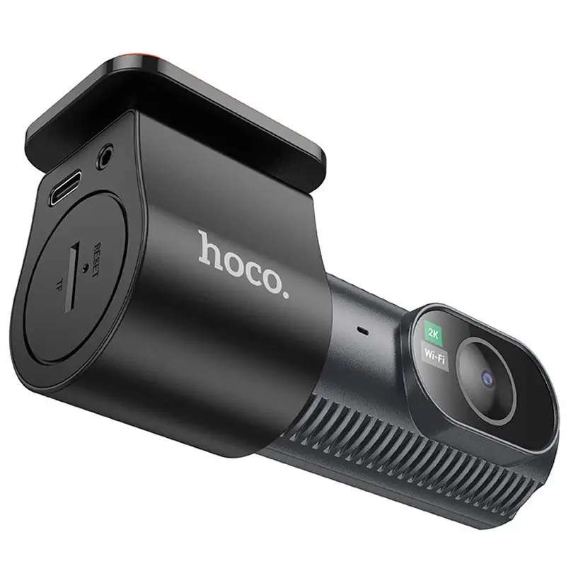 Відеореєстратор Hoco DV8 2K Display Hidden Driving Recorder with rear camera Black - фото 4