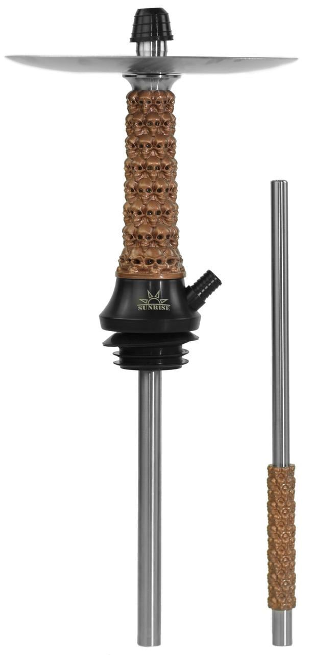 Шахта і блюдце Sunrise Hookah Windskull Lite Brown