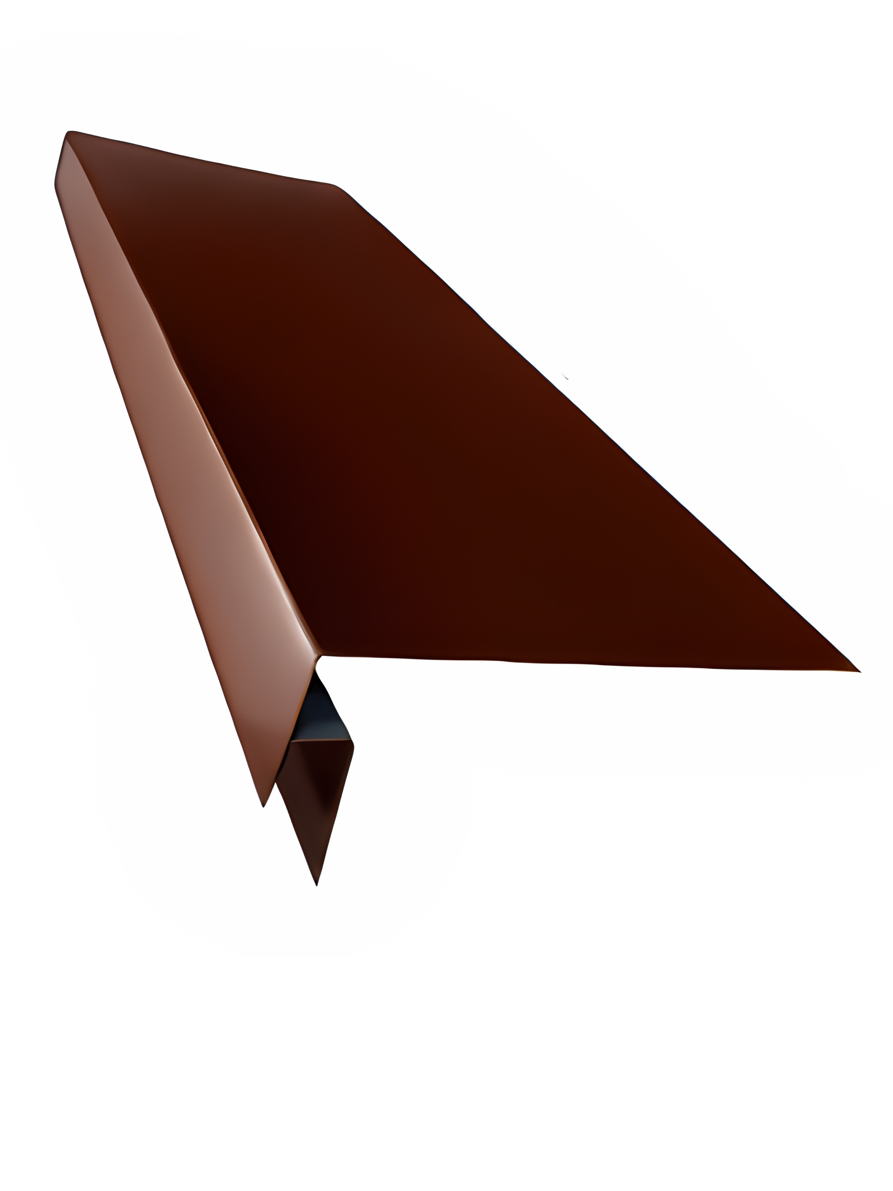 Планка лобовая SIMBUD 100 мм глянцевая с j-профилем 0,46 мм RAL8017 (2857485)