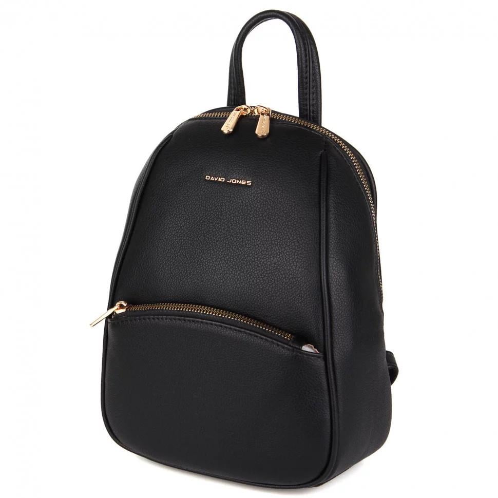 Рюкзак жіночий David Jones екошкіра Чорний (CM7325 black)