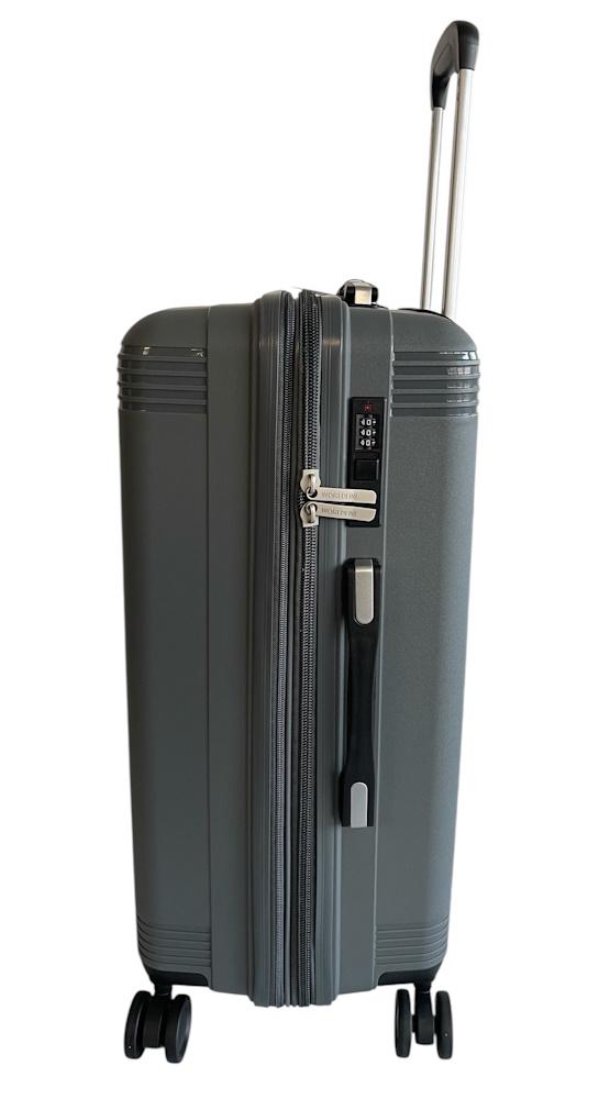 Чемодан большой AIRTEX Worldline 292 полипропилен L Серый - фото 3