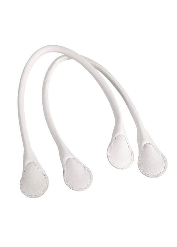 Ручки з еко-шкіри 60 см для сумки Білий (442)