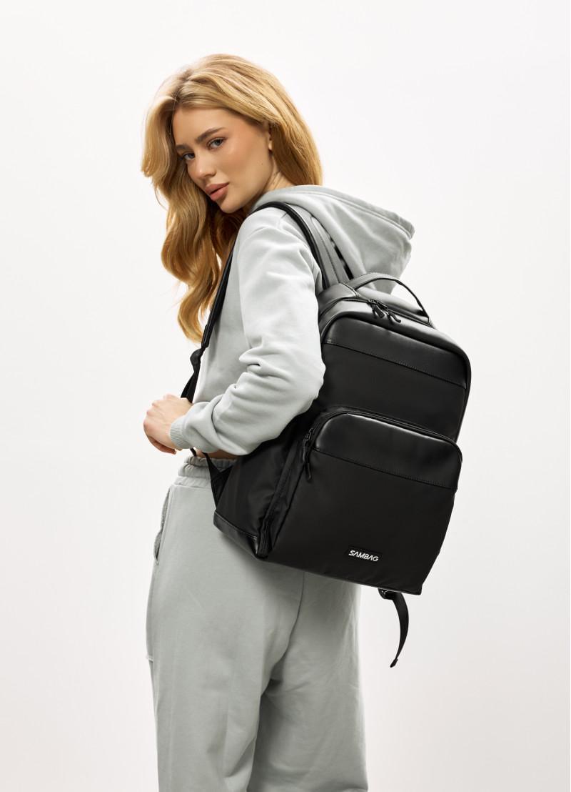 Рюкзак женский Sambag Zard MOD 40х28х14 см Черный (25438164)