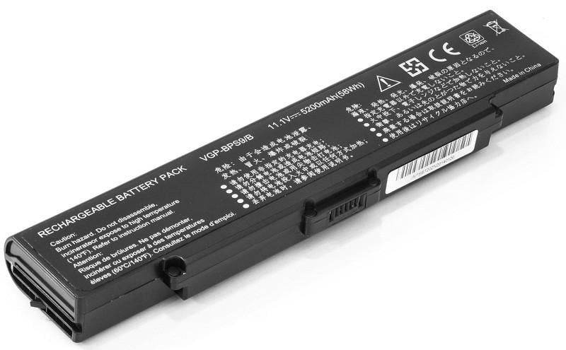 Акумулятор Power для ноутбуків SONY VAIO VGN-CR20 VGP-BPS9 SO BPS9 3S2P 11,1V 5200mAh