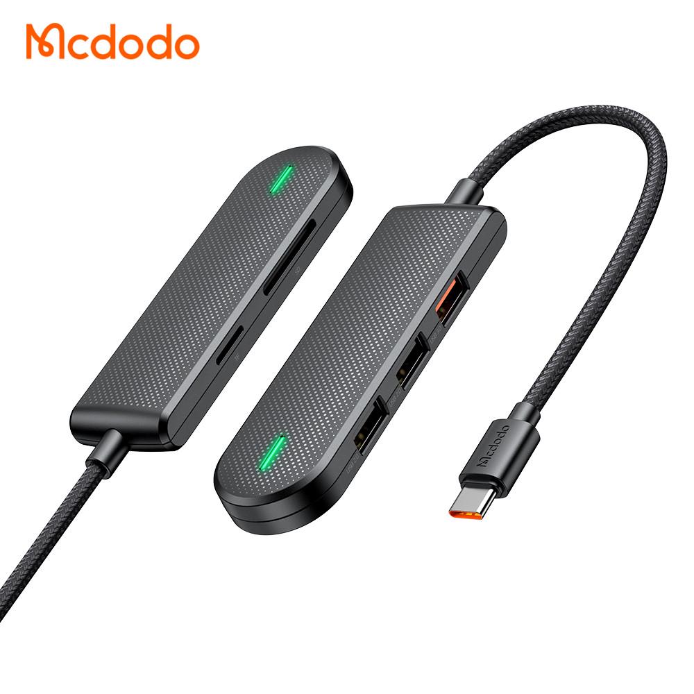 USB-хаб Mcdodo Type-C на 5 портов для Mac iPad OS Windows Android (HU-1430) - фото 2