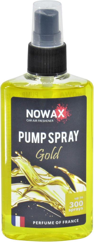 Ароматизатор для авто Nowax Pump Spray Gold на дзеркало рідкий 75 мл (0304264) - фото 1