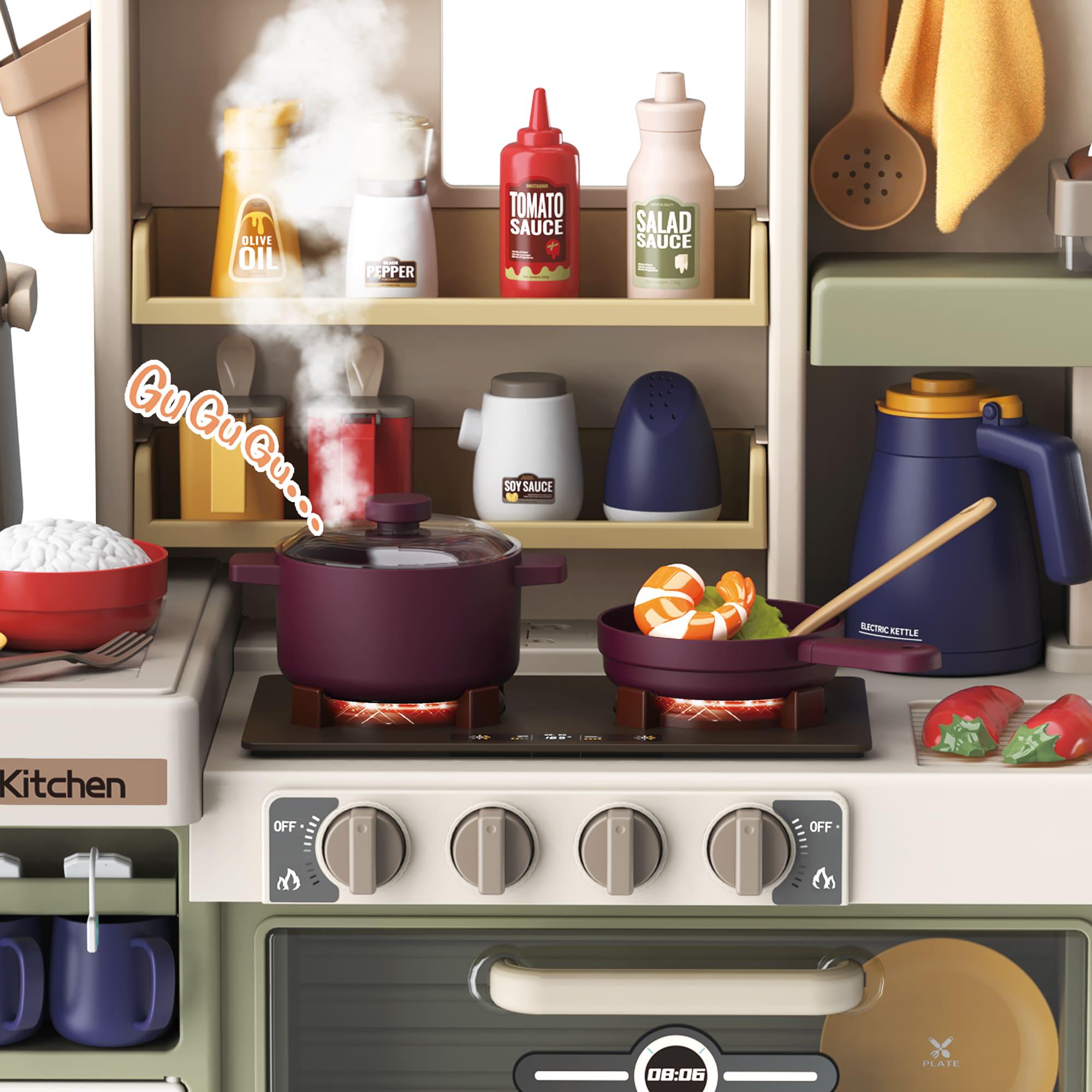 Кухня дитяча Lolly Kids LK189 93 см та ефекти та 75 аксесуари (9796) - фото 6 Кухня дитяча Lolly Kids LK189 93 см та ефекти та 75 аксесуари (9796) - фото 6