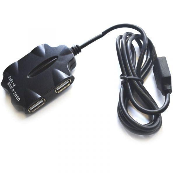 Хаб USB 2.0 P-1010 1 м 4 порти (2332)