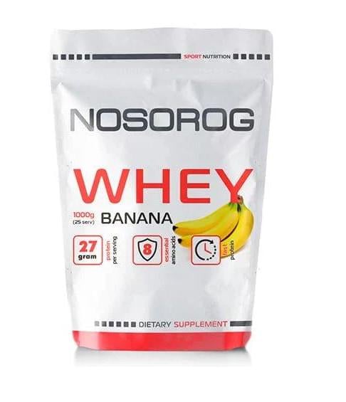 Протеин Nosorog Nutrition Whey 1000 g 25 servings Banana