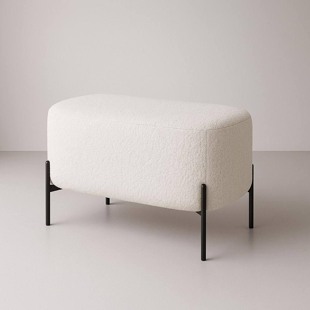 Пуф Vertical 70х40х40 см Білий (3006)