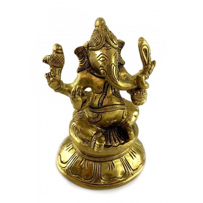 Статуетка Ганеша бронзовий 8,5х8х5,2 см (34914) - фото 2 Статуетка Ганеша бронзовий 8,5х8х5,2 см (34914) - фото 2