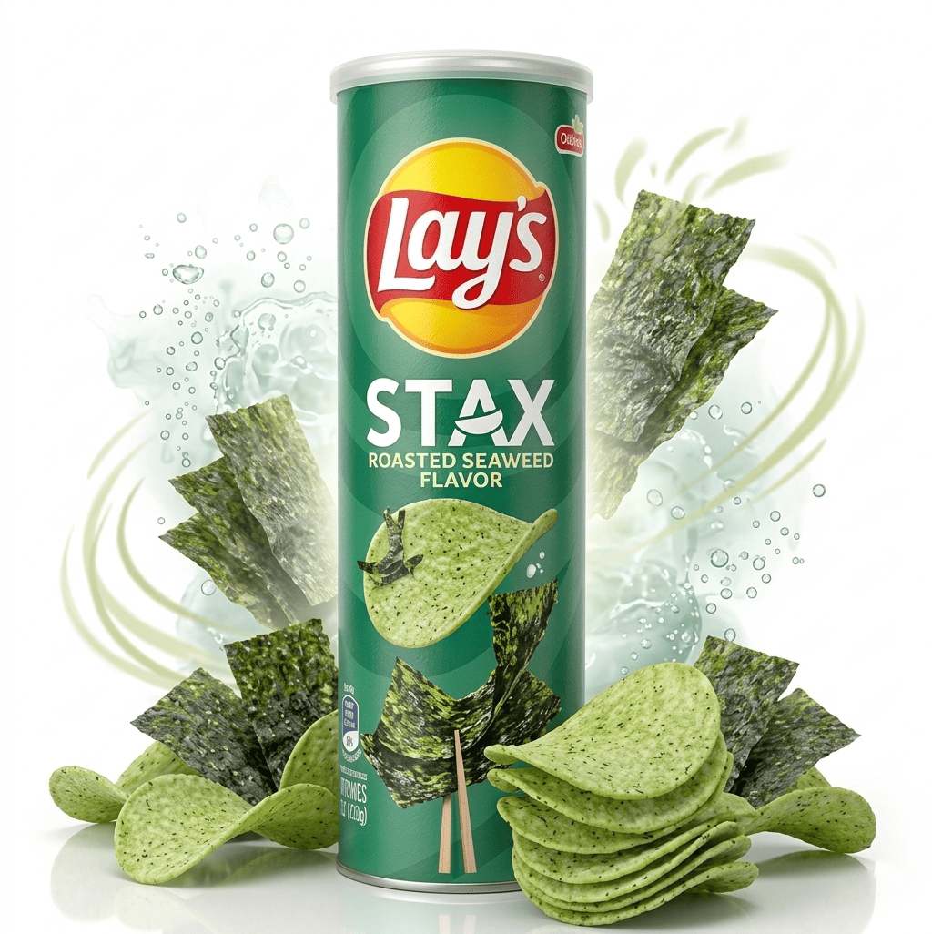 Чипси Lay's Stax Roasted Seaweed Flavor 90 г (2947157907) Чипси Lay's Stax Roasted Seaweed Flavor 90 г (2947157907)