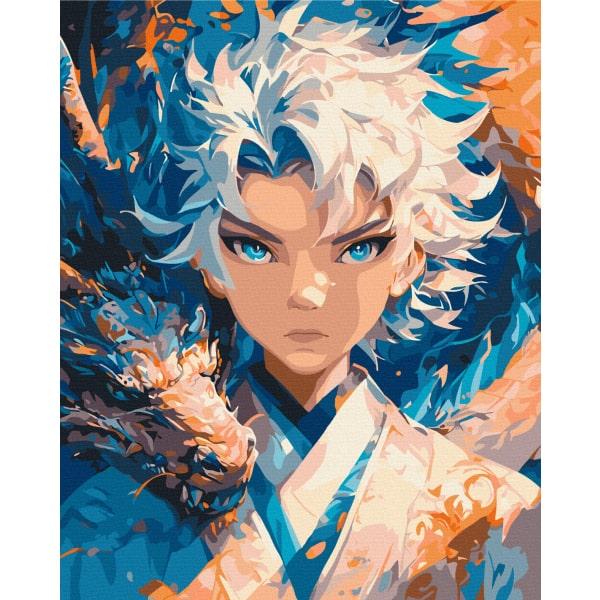 Картина по номерам Хранитель драконов BrushMe BS54085 холст на подрамнике 40х50 см (2275860973)