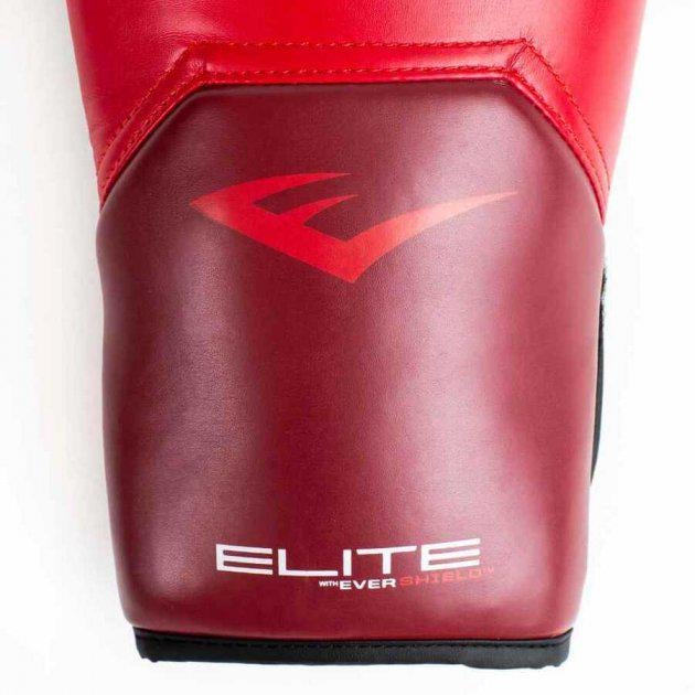 Боксерские перчатки Everlast Elite Training Gloves 12 унций Красный огонь (870282-70-4) - фото 4