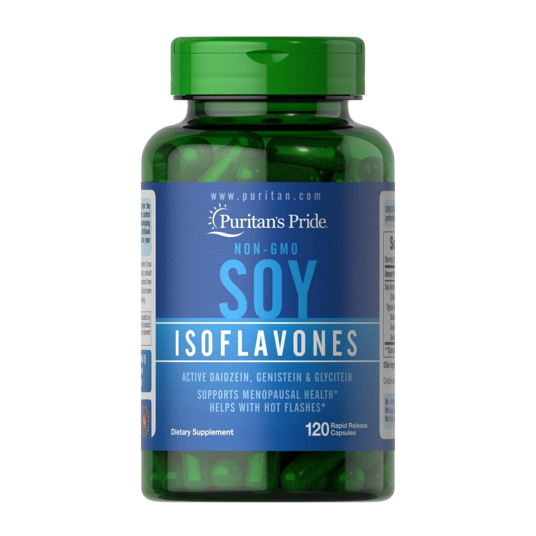 Натуральная добавка Non-GMO Isoflavones 750 mg 120 caps (2022-10-2929)