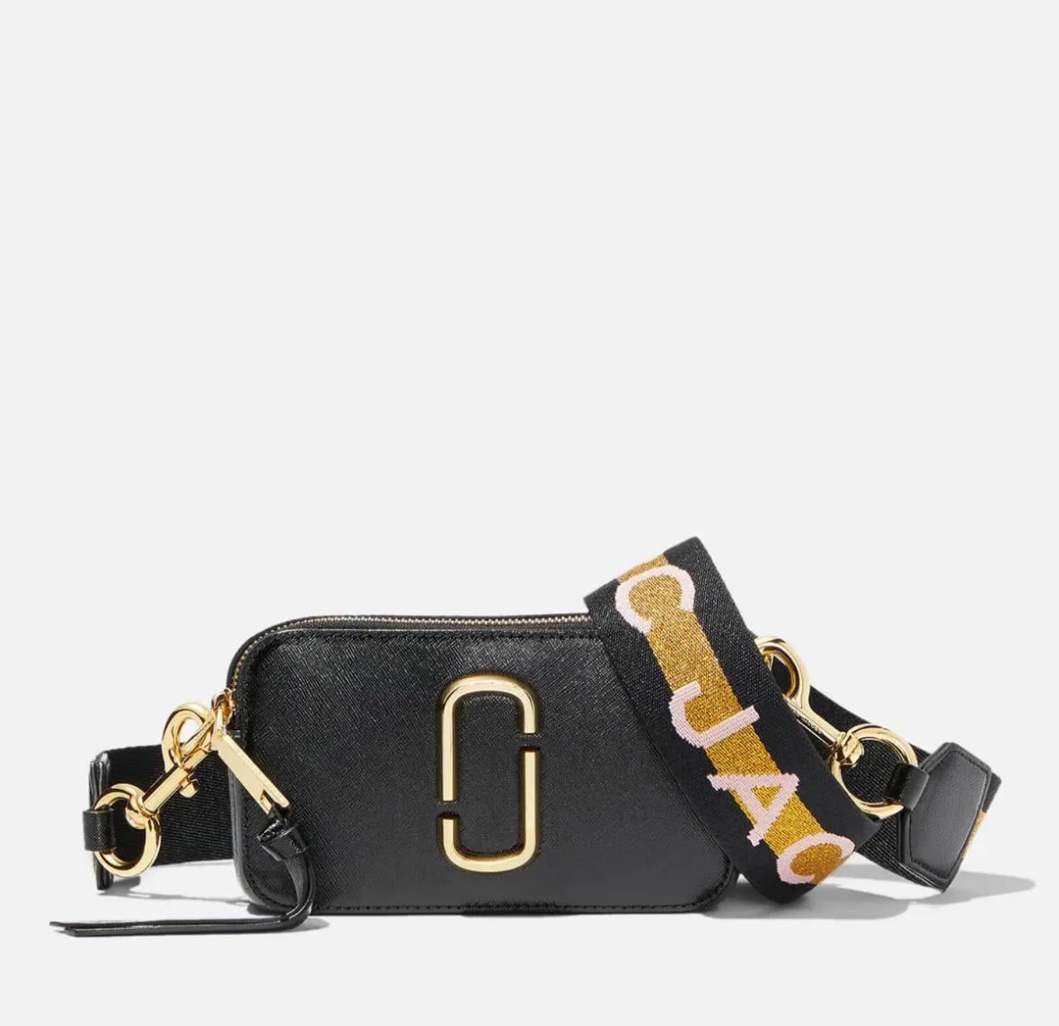 Сумка кожаная Marc Jacobs The Snapshot New Black Multi M0014146003 Черный (511198)