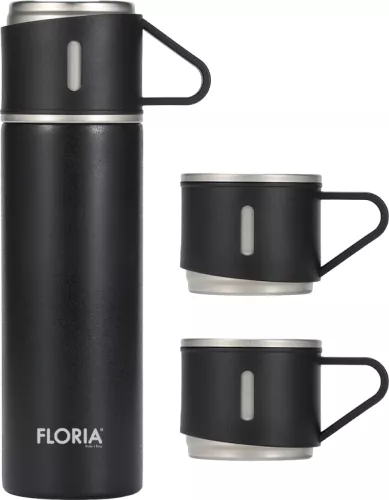 Термос дорожный Floria 500 мл с 3 чашками (04139)