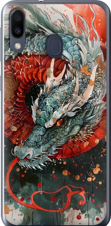 Чехол на Samsung Galaxy M20 Стихия огня (6101u-1660-42517)