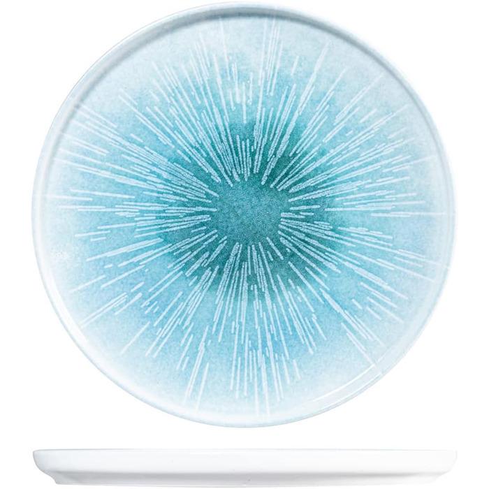 Набор нептунов 6 piatti piani con bordo in porcellana 24 см