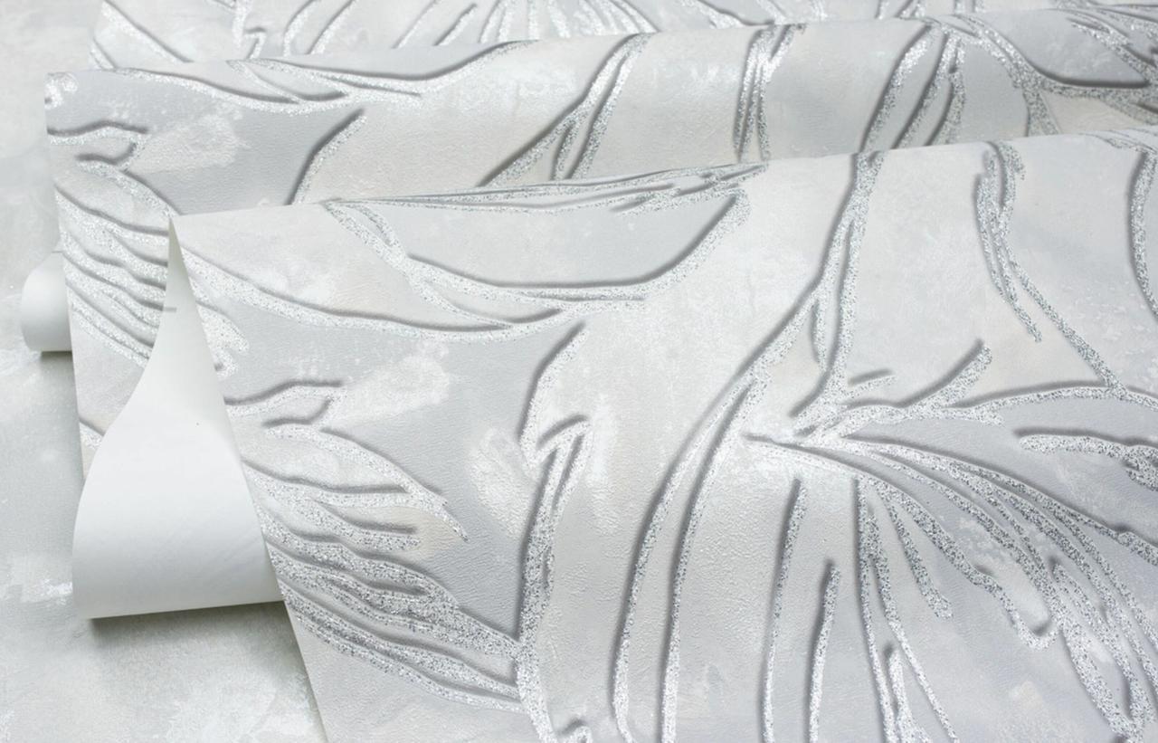 Обои флизелиновые SINTRA Mateo 532201 декор винил горячего тиснения 1,06х10,05 м Серый