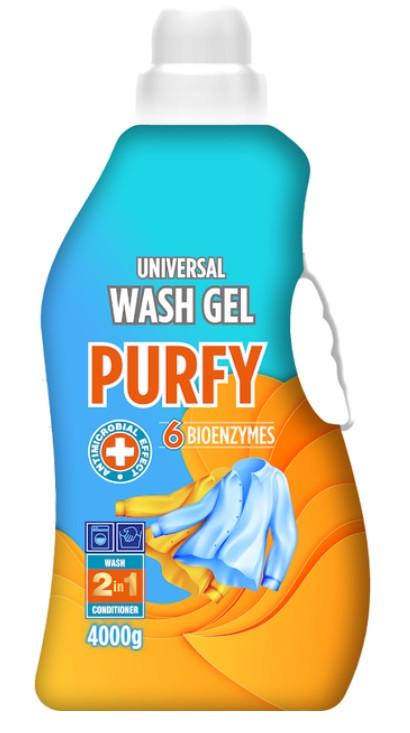 Средство жидкое для стирки тканей Purfy Universal 4,0 кг (2480738655)